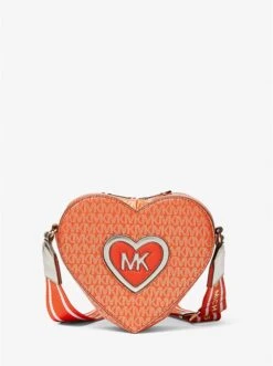 Michael Kors LOGO HEART KIDS CROSSBODY BAG