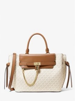Michael Kors HAMILTON LEGACY LARGE LOGO BELTED SATCHEL