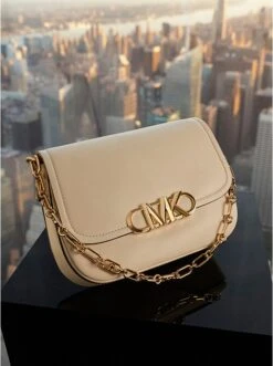 Michael Kors PARKER MEDIUM LEATHER MESSENGER BAG -Fashion Comprehensive 30F2G7PC5L 2171 8