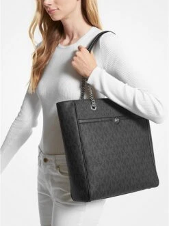 Michael Kors BLAIRE LARGE LOGO TOTE BAG -Fashion Comprehensive 30F2S6BT9B 0001 4