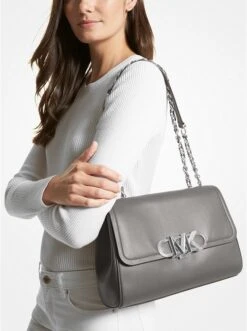 Michael Kors PARKER EXTRA-LARGE LEATHER SHOULDER BAG -Fashion Comprehensive 30F2S7PS4L 0030 4