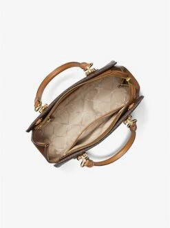 Michael Kors MARILYN MEDIUM LOGO SATCHEL -Fashion Comprehensive 30S2G6AS2B 1335 2