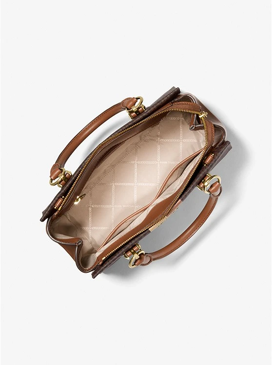 Michael Kors MARILYN MEDIUM LOGO STRIPE SATCHEL 4 Michael Kors MARILYN MEDIUM LOGO STRIPE SATCHEL - Image 2