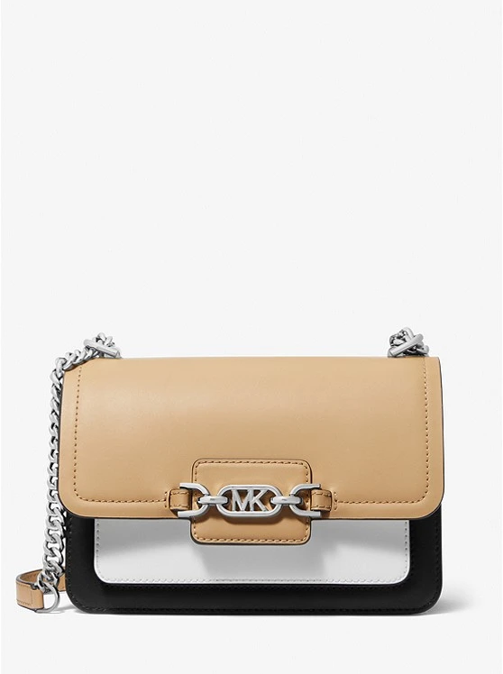 Michael Kors HEATHER LARGE COLOR-BLOCK LEATHER SHOULDER BAG 3 Michael Kors HEATHER LARGE COLOR-BLOCK LEATHER SHOULDER BAG