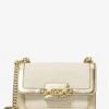 Michael Kors HEATHER LARGE CANVAS AND METALLIC FAUX LEATHER SHOULDER BAG -Fashion Comprehensive 30S3G7HL7C 0388 1