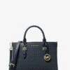 Michael Kors SALLY MEDIUM 2-IN-1 LOGO AND FAUX LEATHER SATCHEL -Fashion Comprehensive 30S3GYDS8B 2068 1