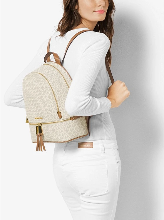 Michael Kors RHEA MEDIUM LOGO BACKPACK 5 Michael Kors RHEA MEDIUM LOGO BACKPACK - Image 3