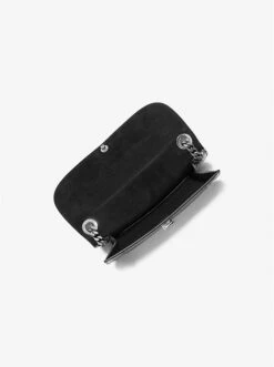 Michael Kors CHRISTIE MINI LEOPARD PRINT CALF HAIR AND LEATHER ENVELOPE BAG -Fashion Comprehensive 31F2MCHC1H 0018 2