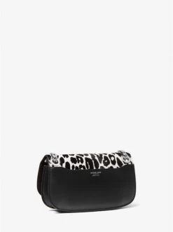 Michael Kors CHRISTIE MINI LEOPARD PRINT CALF HAIR AND LEATHER ENVELOPE BAG -Fashion Comprehensive 31F2MCHC1H 0018 3
