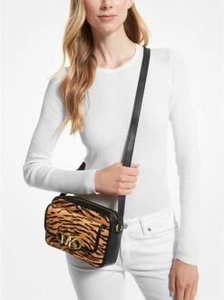 Michael Kors PARKER MEDIUM TIGER PRINT CALF HAIR CROSSBODY BAG -Fashion Comprehensive 32F2G7PC8H 0771 4