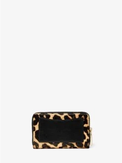 Michael Kors SMALL LEOPARD-PRINT CALF HAIR WALLET -Fashion Comprehensive 32F9GJ6D1H 4758 3