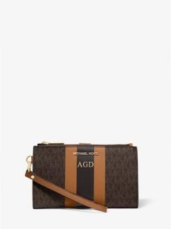 Michael Kors ADELE LOGO STRIPE SMARTPHONE WALLET -Fashion Comprehensive 32F9GJ6W4B 1335 7