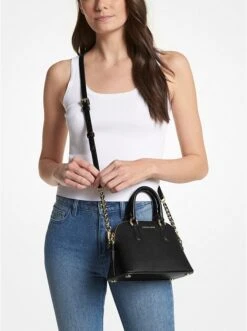 Michael Kors VERONICA EXTRA-SMALL SAFFIANO LEATHER CROSSBODY BAG -Fashion Comprehensive 32S3G6VC0L 0001 4