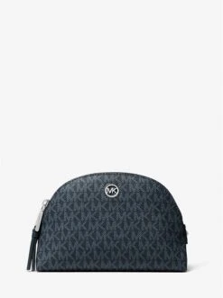 Michael Kors HERITAGE LARGE LOGO ZIP POUCH