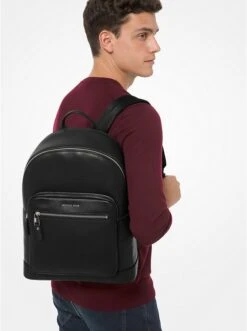 Michael Kors HUDSON PEBBLED LEATHER BACKPACK -Fashion Comprehensive 33F0LHDB8L 0001 4