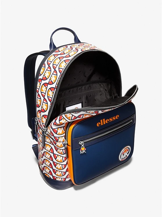 Michael Kors MK X ELLESSE HUDSON PRINTED CANVAS BACKPACK 4 Michael Kors MK X ELLESSE HUDSON PRINTED CANVAS BACKPACK - Image 2