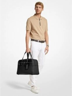 Michael Kors HUDSON PEBBLED LEATHER TRAVEL BAG 9 Michael Kors HUDSON PEBBLED LEATHER TRAVEL BAG -Fashion Comprehensive 33S3LYTV5L 0001 4