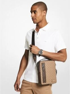 Michael Kors HUDSON LOGO FLIGHT BAG -Fashion Comprehensive 33U2LHDC9B 2910 4