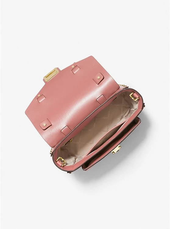 Michael Kors MANHATTAN MEDIUM LEATHER SATCHEL 4 Michael Kors MANHATTAN MEDIUM LEATHER SATCHEL - Image 2