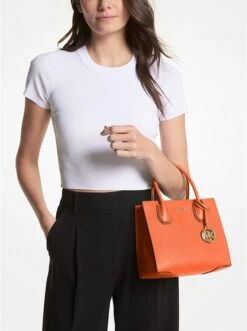 Michael Kors MERCER MEDIUM PEBBLED LEATHER CROSSBODY BAG -Fashion Comprehensive 35S1GM9M2L 0623 4