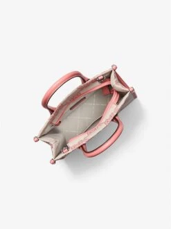 Michael Kors MIRELLA SMALL LOGO JACQUARD CROSSBODY BAG -Fashion Comprehensive 35S3S7ZC5J 6680 2