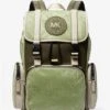 Michael Kors KENT LOGO JACQUARD NYLON UTILITY BACKPACK -Fashion Comprehensive 37F2LKNB2V 3099 1