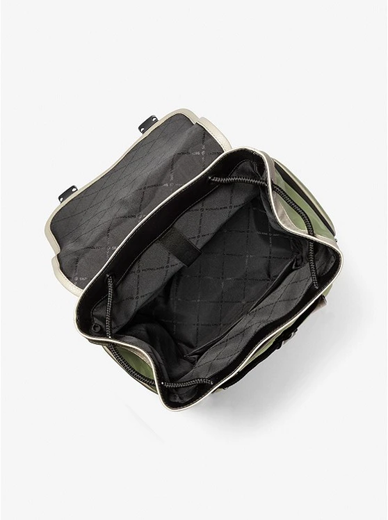 Michael Kors KENT LOGO JACQUARD NYLON UTILITY BACKPACK 4 Michael Kors KENT LOGO JACQUARD NYLON UTILITY BACKPACK - Image 2