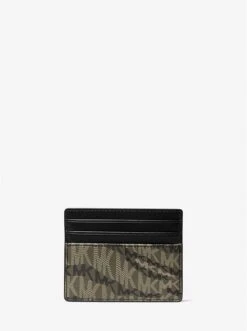 Michael Kors HUDSON ANIMAL PRINT LOGO CARD CASE -Fashion Comprehensive 39F2LHDD2U 0317 3