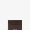 Michael Kors HARRISON CROSSGRAIN LEATHER TALL CARD CASE -Fashion Comprehensive 39F6LHRD2L 0200 1