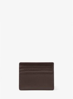 Michael Kors HARRISON CROSSGRAIN LEATHER TALL CARD CASE -Fashion Comprehensive 39F6LHRD2L 0200 3