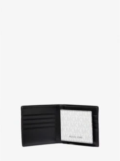 Michael Kors HARRISON LOGO BILLFOLD WALLET WITH PASSCASE -Fashion Comprehensive 39F9LGYF2B 2831 2