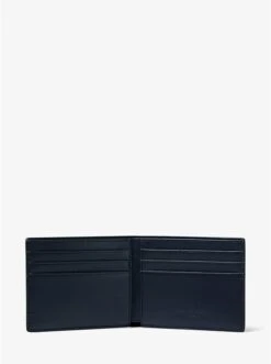 Michael Kors LOGO SLIM BILLFOLD WALLET WITH KEYCHAIN -Fashion Comprehensive 39H9LGFN5U 2068 3