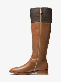 Michael Kors PARKER LOGO AND LEATHER BOOT -Fashion Comprehensive 40F2PKFB6L 2894 3