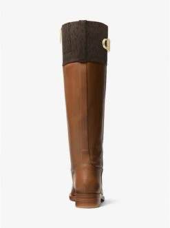 Michael Kors PARKER LOGO AND LEATHER BOOT -Fashion Comprehensive 40F2PKFB6L 2894 4