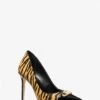 Michael Kors PARKER TIGER PRINT CALF HAIR AND LEATHER PUMP -Fashion Comprehensive 40F2PKHP1H 0771 1