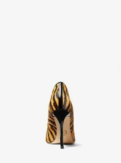 Michael Kors PARKER TIGER PRINT CALF HAIR AND LEATHER PUMP -Fashion Comprehensive 40F2PKHP1H 0771 4