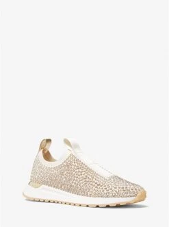 Michael Kors BODIE EMBELLISHED MESH SLIP-ON TRAINER