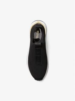 Michael Kors BODIE LOGO TAPE MESH SLIP-ON TRAINER 9 Michael Kors BODIE LOGO TAPE MESH SLIP-ON TRAINER -Fashion Comprehensive 43T1BDFP9D 0001 5
