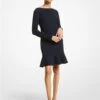 Michael Kors DOUBLE FACE STRETCH WOOL DRESS 1 Michael Kors DOUBLE FACE STRETCH WOOL DRESS -Fashion Comprehensive 452DKU502 0436 1