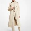 Michael Kors JENNIFER DOUBLE FACE CASHGORA BLEND TRENCH COAT -Fashion Comprehensive 511DKU512 1252 1