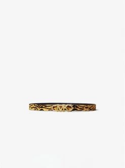 Michael Kors PARKER TIGER PRINT FAUX CALF HAIR BELT
