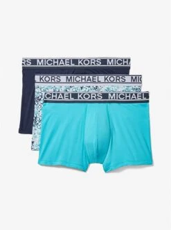 Michael Kors 3-PACK STRETCH NYLON TRUNKS -Fashion Comprehensive 6F21T11133 0436 5