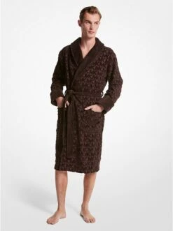 Michael Kors LOGO COTTON TERRY ROBE