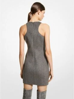 Michael Kors DOUBLE FACE MELANGÉ WOOL TANK DRESS -Fashion Comprehensive BD558F0088 0704 2