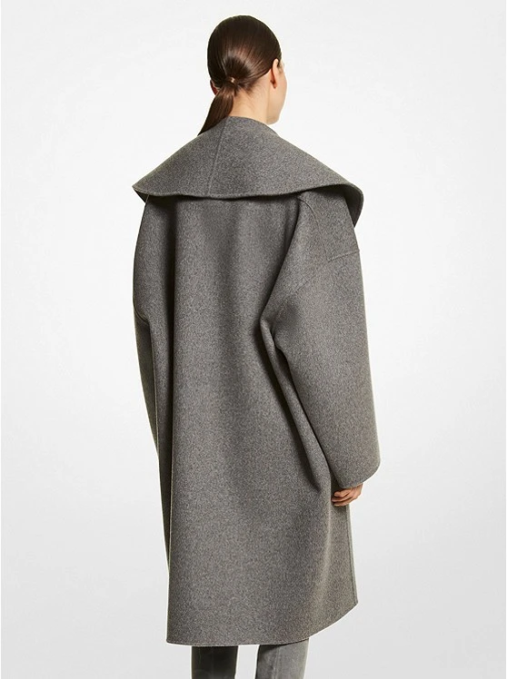 Michael Kors DOUBLE FACED MÉLANGE WOOL MELTON CLUTCH COAT 4 Michael Kors DOUBLE FACED MÉLANGE WOOL MELTON CLUTCH COAT - Image 2