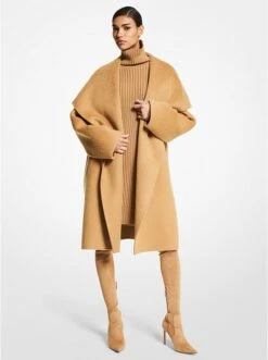 Michael Kors DOUBLE FACE ALPACA HOODED COAT -Fashion Comprehensive BO663F0086 0220 3