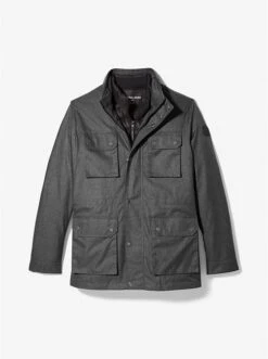 Michael Kors 3-IN-1 WOVEN FIELD JACKET