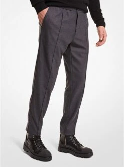 Michael Kors STRETCH WOOL FLANNEL PANTS