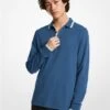 Michael Kors GREENWICH COTTON POLO LONG-SLEEVE SHIRT -Fashion Comprehensive CF2512820B 3568 1