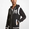 Michael Kors EMBROIDERED JERSEY ZIP-UP HOODIE -Fashion Comprehensive CF2512L1X4 0001 1